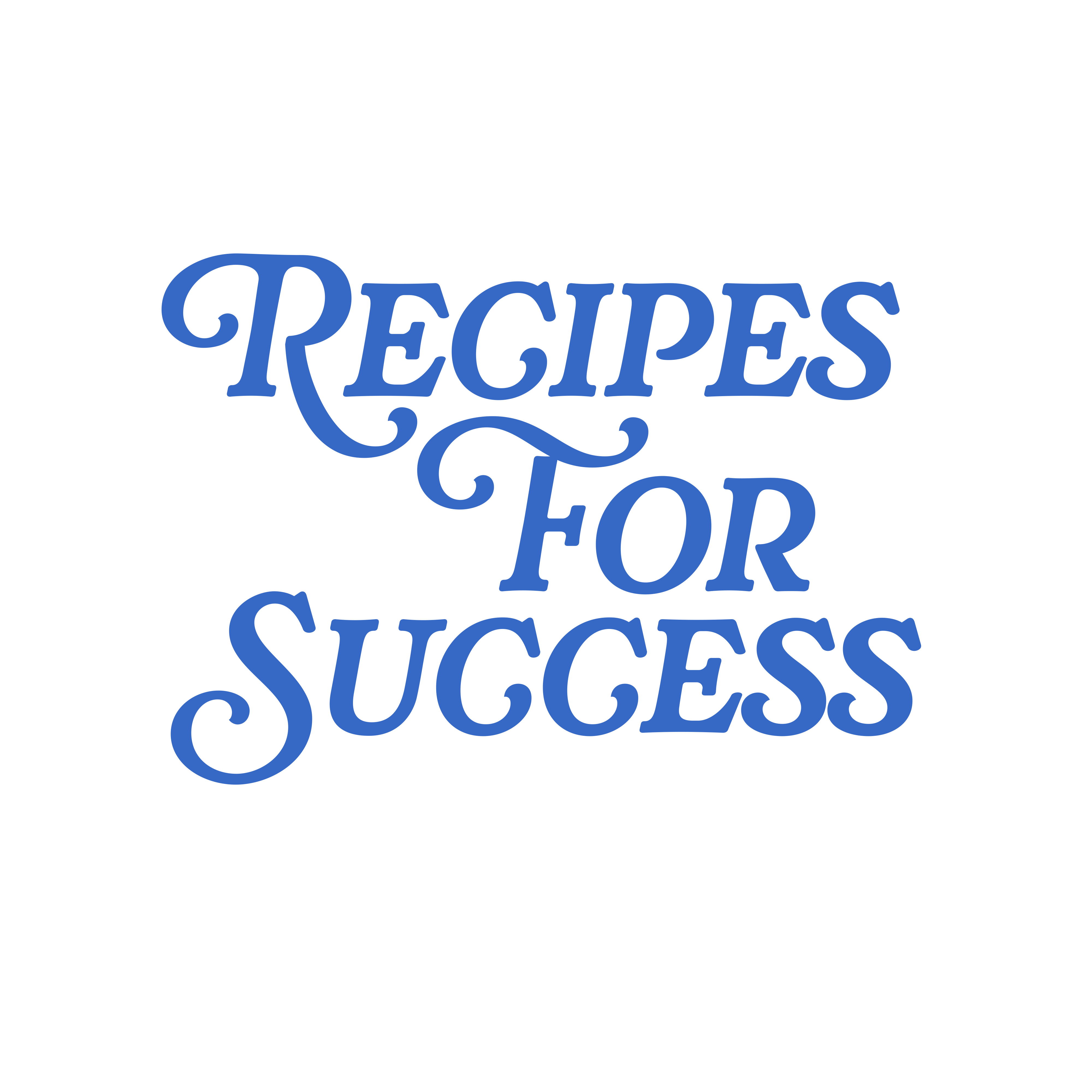 RECIPES FOR SUCCESS